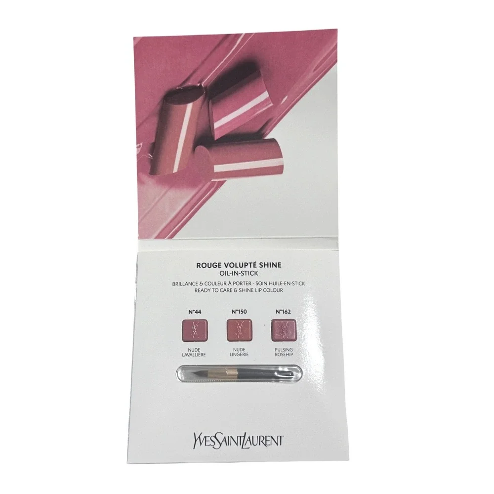 Yves Saint Laurent YSL Lash Clash Mascara & Rouge Volupté‎ Lipstick Sampler Set